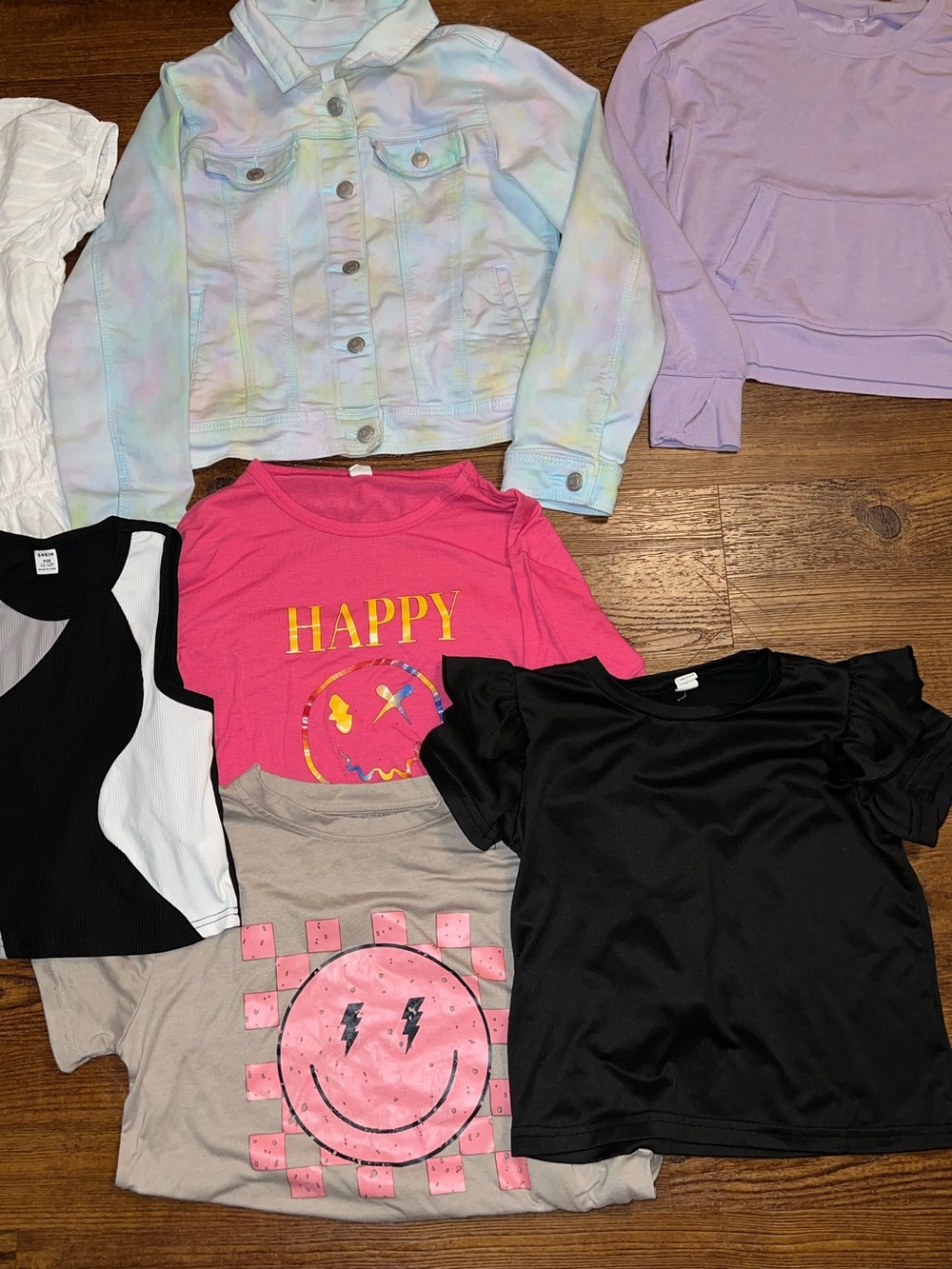 Girls Bundle of Shirts, Jackets, Tank, Vest Sizes M(8)- XL (14) Various Brands - Picture 7 of 11